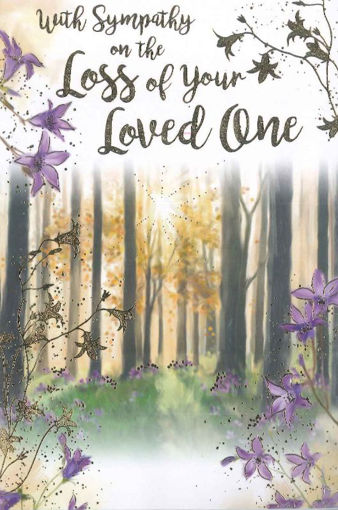 Picture of WITH SYMPATHY ON THE LOSS OF YOUR LOVED ONE CARD